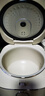 美的（Midea）飛快奶油電飯煲家用3-5人抗菌不粘內膽電飯鍋5升青瓷新款智能可預約MB-5E01R 曬單實(shí)拍圖