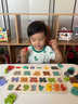 煦凜德國數字認知板3-6歲兒童益智玩具英文字母拼圖積木配對啟蒙教具 數字積木拼板 曬單實(shí)拍圖