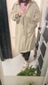 冰潔BINJORA2025秋冬新款風(fēng)衣羽絨服 95鴨絨風(fēng)衣男女同款【明星同款】 灰嵐卡其 【明星同款】 M 165/88A 曬單實(shí)拍圖