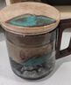 金鑲玉茶杯 家用喝茶泡茶陶瓷茶水分離內膽辦公杯功夫茶具送人禮盒 珊湖 曬單實(shí)拍圖