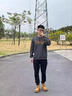 花花公子;PLAYBOY春季2025新款男士衛衣春秋打底美式圓領(lǐng)潮牌長(cháng)袖上衣痞帥休閑外套3111深灰色  3XL 合適體重180-200斤 曬單實(shí)拍圖