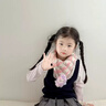 桑咻毛絨卡通圍巾兒童2025新款秋冬季防風(fēng)保暖格紋圍脖女孩高顏值脖套 甜蜜粉色 【方巾長(zhǎng)60cm】 適用3-12歲兒童 曬單實(shí)拍圖