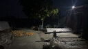 海閣拉斯太陽(yáng)能照明燈分體式室外led庭院燈戶(hù)外農村大門(mén)院子超亮路燈家用 30W單晶板+3.2V20AH寧德動(dòng)力電池 曬單實(shí)拍圖