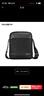 新秀麗（Samsonite）斜挎包精品男士單肩包超纖挎包時(shí)尚男包休閑實(shí)用TN5*09004黑色 曬單實(shí)拍圖