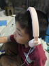 飛利浦（PHILIPS）兒童耳機 TAK2000 頭戴式有線(xiàn)耳機 頭戴式耳機有線(xiàn)耳麥帶麥克風(fēng)教育網(wǎng)課學(xué)習3.5mm音頻音樂(lè )耳機 TAK2000兒童學(xué)習耳機【櫻花粉】 曬單實(shí)拍圖