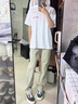 栗譜黃泥戰馬牛仔褲子男春夏季休閑百搭修身褲美式vibe潮牌直筒長(cháng)褲男 K035-黃泥色 XL （建議120-135斤） 曬單實(shí)拍圖