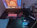 奧倫福特電腦桌臺式電競桌椅套裝組合桌子辦公家用桌學(xué)習桌書(shū)房書(shū)桌寫(xiě)字桌 單桌120*60【黑架+黑碳纖紋面】 曬單實(shí)拍圖