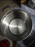 美廚（maxcook）湯鍋316L不銹鋼 復底高湯鍋28cm 燃氣爐電磁爐通用MCT0135 曬單實(shí)拍圖