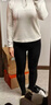 優(yōu)衣庫女裝HEATTECH彈力搖粒絨半拉鏈套頭衫/25秋冬新款479693 01 乳白色 M /160/84A 曬單實拍圖