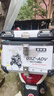 星騎俠裂行pcx160摩托車尾箱uy125uu鋁合金尾箱巧格i電動(dòng)車小牛n1后備箱 55L銀版花+內(nèi)襯+車貼+不銹鋼底座 曬單實(shí)拍圖