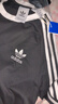 阿迪達斯 （adidas）三葉草系列 男 3-STRIPES LS T 長袖 IA4877 黑色  M  曬單實拍圖