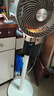 創(chuàng  )維【全屋驅蚊】空氣循環(huán)扇家用電風(fēng)扇落地扇2025新款大風(fēng)量語(yǔ)音遙控輕音節能臥室小風(fēng)扇Q522 白咖色 曬單實(shí)拍圖