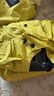 Freesmily時(shí)尚小清新潮流粉色系加厚加長(cháng)款大碼雨衣男女防雨外套旅行遮光防曬風(fēng)衣黃色黑膠寬松 18003檸檬黃（偏暗） XL 曬單實(shí)拍圖