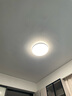 雷士照明（NVC）LED吸頂燈客廳超薄大屏全光譜智能快裝小白燈舒適光圓形48w 曬單實(shí)拍圖