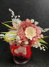 森系婚禮永生花戒指成品花朵對戒手工制作干花浪漫ins風(fēng)復(fù)古玫瑰 金蕊凝香【粉】-女款 成品+禮盒 均碼 曬單實(shí)拍圖