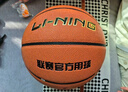 李寧（LI-NING）籃球7號(hào)CBA比賽成人兒童青少年中考室內(nèi)外訓(xùn)練標(biāo)準(zhǔn)七號(hào) PU443 曬單實(shí)拍圖