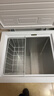 海爾（Haier）出品冰柜家用冷柜臥式減霜一級能效節能速凍小型迷你冰柜 帶腳輪筐丨凍140斤肉Leader 100L 曬單實(shí)拍圖