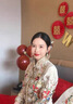 中式婚慶蠶絲被冬被春秋大紅色喜被子被芯空調被結婚陪嫁新婚婚被 中國紅-貢緞提花 200cm*230cm （6斤）【春秋被】 曬單實(shí)拍圖