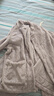 無(wú)印良品（MUJI）女式暖柔家居睡衣套裝女士家居服女款25年秋冬新品FD38CC5A 煙熏紫色 L -XL(上裝:170/92A,下裝:170/74A) 曬單實(shí)拍圖
