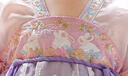 妮莎倍兒漢服女童2025新款夏季女孩中國(guó)風(fēng)連衣裙唐裝兒童古風(fēng) 紫色 140 曬單實(shí)拍圖