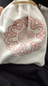 彩荷文玩麂皮手套鹿皮盤(pán)玩麂皮盤(pán)珠袋紫檀金剛星月飾品保養 透氣款【一雙】+中號麂皮袋 曬單實(shí)拍圖