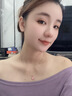 VIROLINE2025新款爆款感溫四葉草純銀項(xiàng)鏈小眾鎖骨鏈吊墜送女友七夕節(jié)禮物 感溫四葉草項(xiàng)鏈黑紅款 曬單實(shí)拍圖