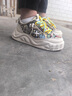筱雪凌小眾男鞋秋季透氣百搭厚底面包鞋男士防滑內增高休閑老爹運動(dòng)潮鞋 B631米黃 42 (260mm) 曬單實(shí)拍圖