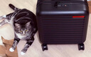 新秀麗（Samsonite）行李箱16英寸拉桿箱便攜旅行箱包HG0墨黑色密碼登機箱 曬單實(shí)拍圖