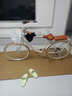 飛鴿（FLYING PIGEON）自行車(chē)成人通勤車(chē)自行車(chē)學(xué)生單車(chē)成人自行車(chē)通勤自行車(chē)女士自行車(chē) 高配奶油米|6速|(zhì)輻條輪+禮包 26寸適合160-185cm 曬單實(shí)拍圖