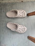 crocs卡駱馳洞洞鞋貝雅男鞋女鞋輕便耐磨一腳蹬拖鞋休閑鞋|10126 卵石色-2V3 37 /38(230mm) 曬單實拍圖