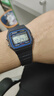 卡西歐（CASIO）小方塊簡(jiǎn)約復古防水電子學(xué)生表男女手表情人節禮物 F-91W-1 曬單實(shí)拍圖