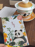 瓷胎竹編熊貓蓋碗茶杯四川省非遺手工金沙太陽(yáng)神鳥(niǎo)竹絲扣瓷伴手禮 竹編熊貓蓋碗（帶禮盒手提袋） 曬單實(shí)拍圖