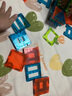 奧迪雙鉆（AULDEY）兒童磁力片彩窗積木磁性磁力玩具3-6歲男孩女孩玩具生日禮物116片 曬單實拍圖