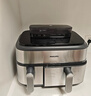 飛利浦（PHILIPS）空氣炸鍋新品智能雙腔實(shí)用家用9L海星大容量多功能烘烤微蒸烤微烤烘烤一體機國家補貼教師節禮物 【創(chuàng  )新雙倉】可蒸可炸 9L 曬單實(shí)拍圖