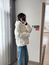 高梵【楊冪同款】黑金鵝絨服先鋒5.0羽絨服2025新款秋冬季女士短外套 鉑金7號 M 115-130斤 飛天鵝絨190g 曬單實(shí)拍圖