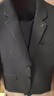 羅蒙（ROMON）新郎結(jié)婚西服套裝男士韓版修身禮服商務(wù)職業(yè)正裝西裝男英倫三件套 雙扣深灰（西裝+馬甲+西褲) L (115-125斤) 曬單實(shí)拍圖