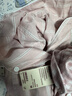 無(wú)印良品（MUJI）女式 無(wú)側縫雙層紗織 睡衣 家居服套裝  粉紅色條紋5A M 曬單實(shí)拍圖