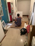 藍楓葉輕奢巖板餐邊柜吧臺一體可伸縮小戶型客廳家用巖板隔斷吧臺桌 1米單柜+1.2米巖板 面吧臺 曬單實拍圖