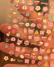 咔巴熊【全網(wǎng)熱賣】?jī)和讣踪N紙 卡通小愛心浮雕裝飾小圖案 防水指甲貼片 心動(dòng)時(shí)刻 曬單實(shí)拍圖