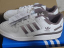 adidas FORUM LOW CL休閑籃球板鞋女子新款阿迪達(dá)斯官方三葉草 白/奇妙白/影跡棕     39 曬單實(shí)拍圖