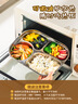 美廚（maxcook）316L不銹鋼飯盒分格餐盤(pán) 微波爐飯盒學(xué)生飯盒5格帶蓋卡皮MCFT9323 曬單實(shí)拍圖