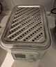北鼎（Buydeem）電蒸鍋 大容量家用蒸鍋 燉蒸煮一體多用途鍋 智能可視電燉鍋 雙層定時(shí)保溫多功能鍋不銹鋼蒸汽鍋 G56A淺杉綠|含二層蒸架+玻璃燉蠱+白盤10L 曬單實(shí)拍圖