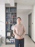 皮爾卡丹（pierre cardin）半高領(lǐng)短款毛衣女羊毛衫母親打底衫新款長(zhǎng)袖針織衫洋氣 紅色 S 85-100斤可穿 曬單實(shí)拍圖