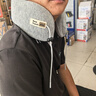 思萊宜u型枕護(hù)頸枕便攜旅行脖子記憶棉坐車充氣U型飛機(jī)午睡覺u形頭枕 曬單實拍圖