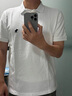 ABERCROMBIE & FITCH【經(jīng)典小麋鹿】男裝25夏季美式通勤POLO衫短袖T恤KI124-5182 白色 L (180/108A) 曬單實(shí)拍圖