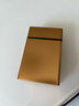 來(lái)福（LAIFU）軟包煙盒20支裝金屬塑料便攜翻蓋保護套創(chuàng  )意個(gè)性男士煙盒免費刻字 金色（軟包款） 20支 曬單實(shí)拍圖