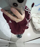 adidas休閑加絨加厚連帽衛衣套頭衫男裝秋冬阿迪達斯官方輕運動(dòng) 暗紅   2XL 曬單實(shí)拍圖
