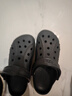 CROCS卡駱馳洞洞鞋貝雅男鞋女鞋輕便耐磨一腳蹬拖鞋休閑鞋|10126 黑色-001 40 (250mm) 曬單實(shí)拍圖