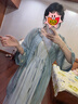 池夏7周年店慶【夏至:冰瓷】明制圓領(lǐng)長衫打底裙百搭原創(chuàng)改良漢服 冰瓷兩件套 M 現(xiàn)貨 曬單實拍圖