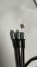 透明可視芯片三合一手機數(shù)據(jù)線快充一拖三閃充電線適用華為榮耀蘋果小米魅族VIVOPPO車載 透明可視芯片+指示燈【三合一快充】 1.2米 曬單實拍圖